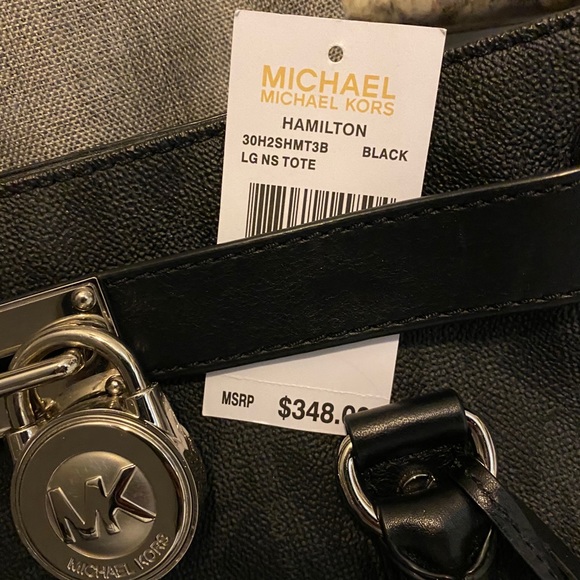 Michael Kors Black Hamilton Tote - Picture 3 of 11